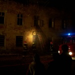 Strażacy znów interweniowali przy pałacu